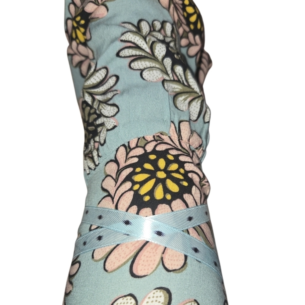 4/$15 Boho Floral Leg Warmers Boot Covers Sandal Adds Flip Flop Toppers Upcycle - Picture 8 of 9